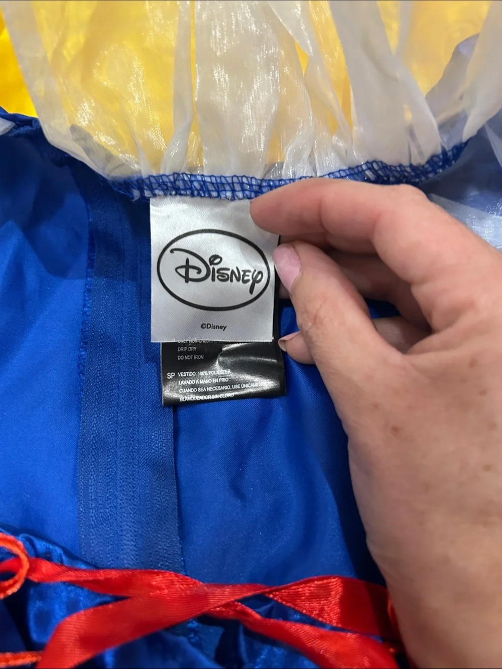 Disney Classic Snow White Kids Costume - Blue, Yellow, Red